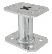 PIED de poteau FIXE mini- ref PPMINI50 - hauteur 50 mm